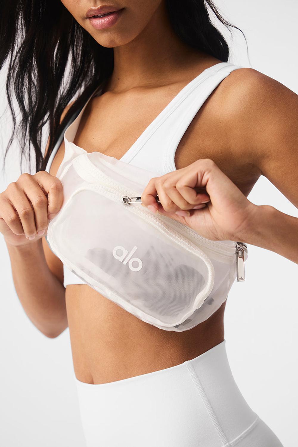 White Men Alo Yoga Sheer Fanny Pack Bum Bags | Australia  34867-NSLT