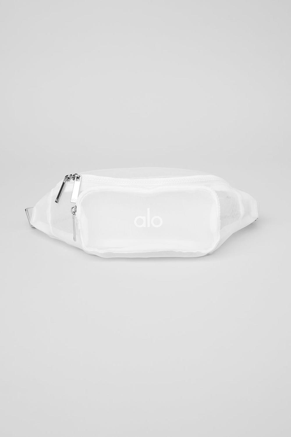 White Men Alo Yoga Sheer Fanny Pack Bum Bags | Australia  34867-NSLT