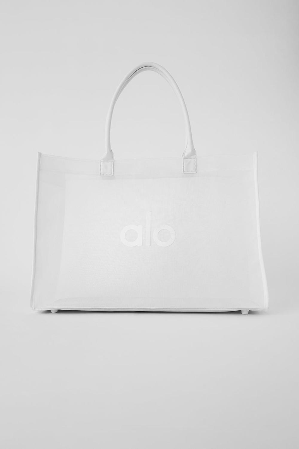 White Men Alo Yoga Sheer Tote Bag | Australia  61380-IFUT