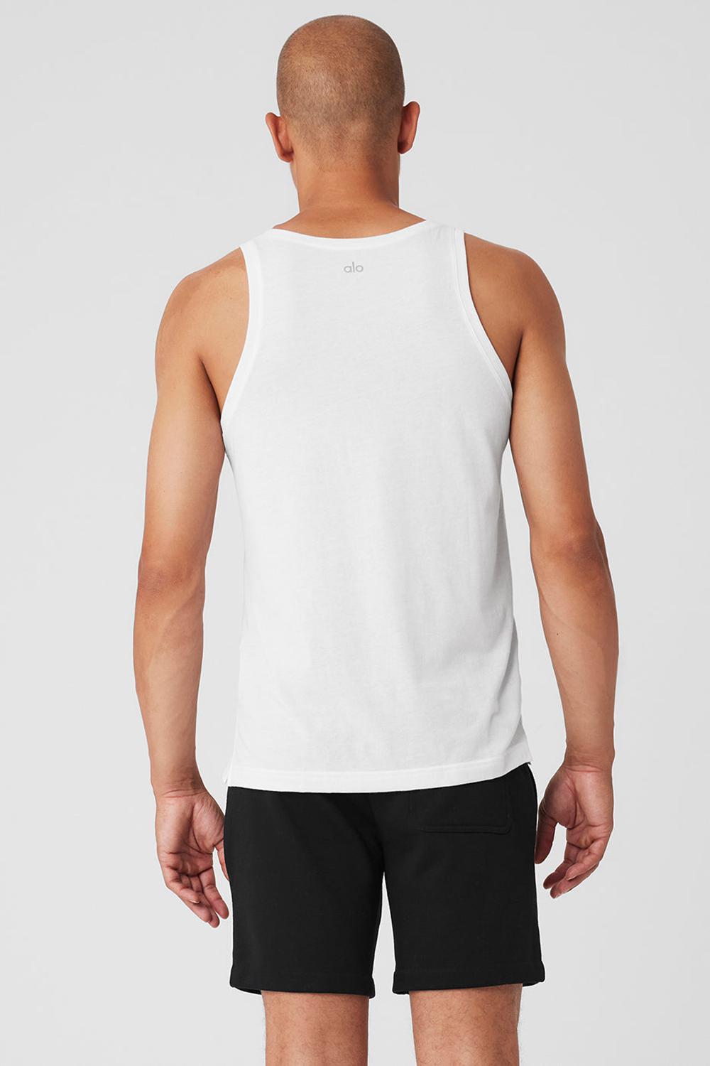 White Men Alo Yoga Triumph Tank | Australia  42851-PHDU