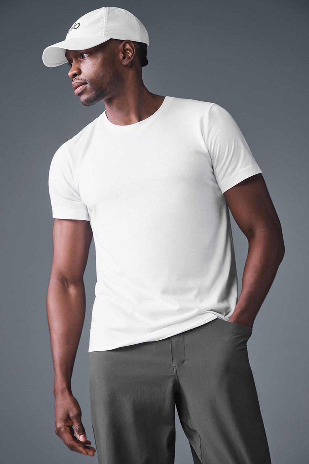 White Men Alo Yoga Triumph Tee | Australia  91206-LXCT