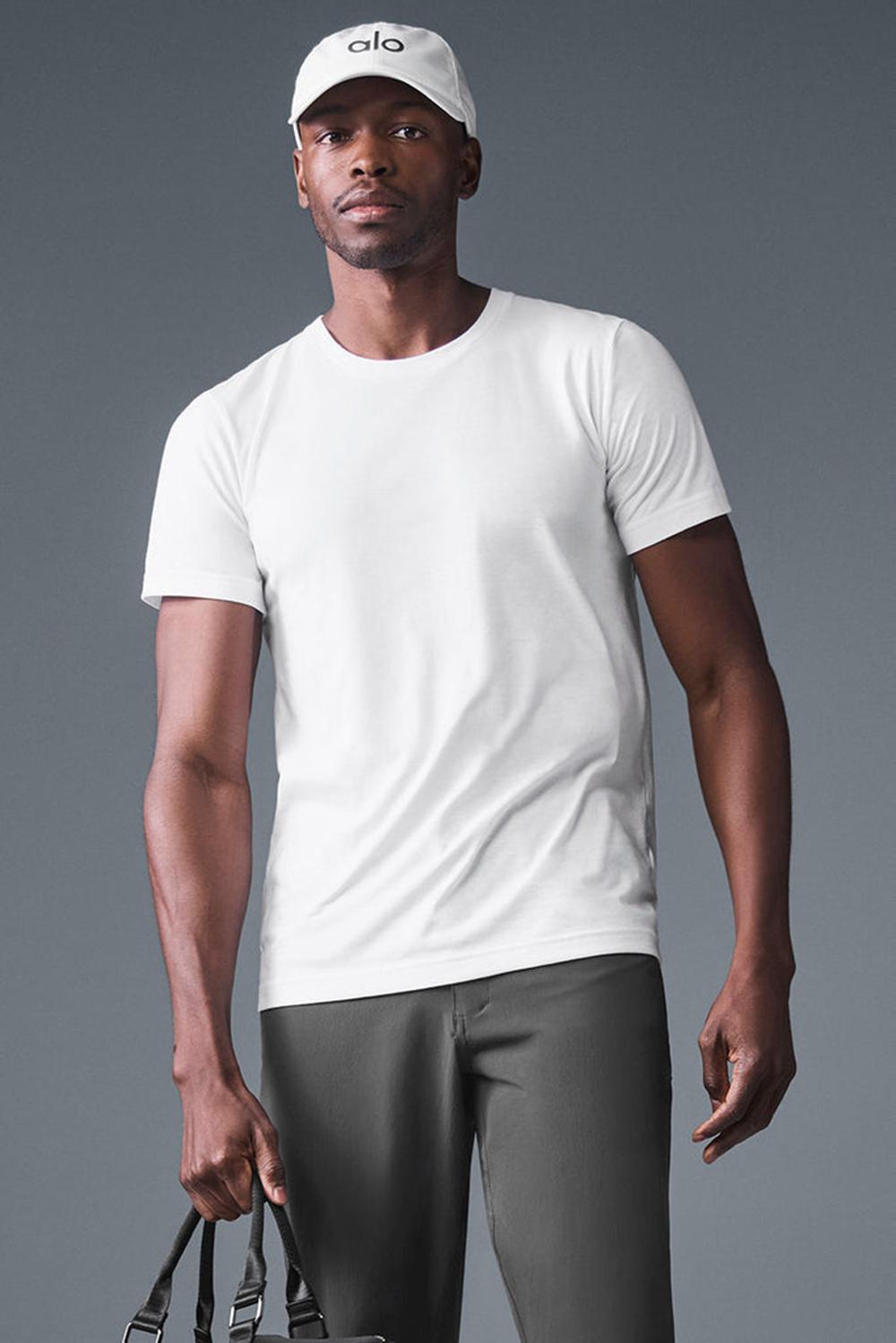 White Men Alo Yoga Triumph Tee | Australia  91206-LXCT