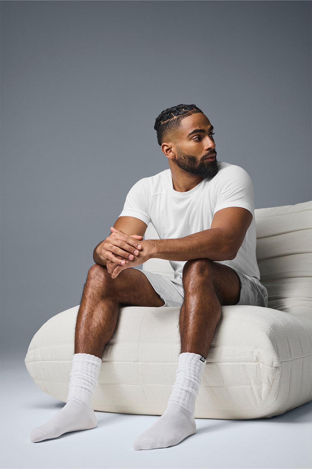 White Men Alo Yoga Unisex Scrunch Sock | Australia  46025-NFAY