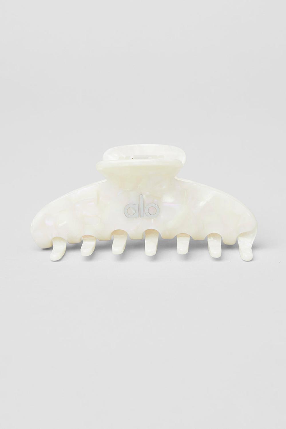 White Pearl Women Alo Yoga 90's Claw Clip Hair Claw | Australia  30215-ZGKW