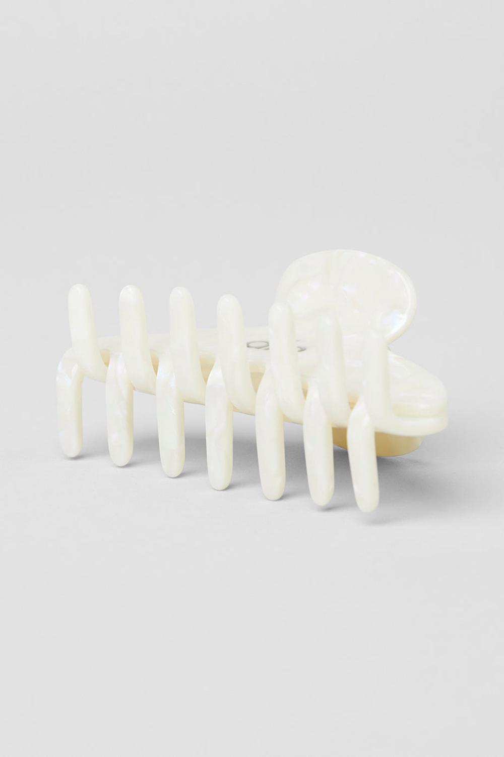 White Pearl Women Alo Yoga 90's Claw Clip Hair Claw | Australia  30215-ZGKW