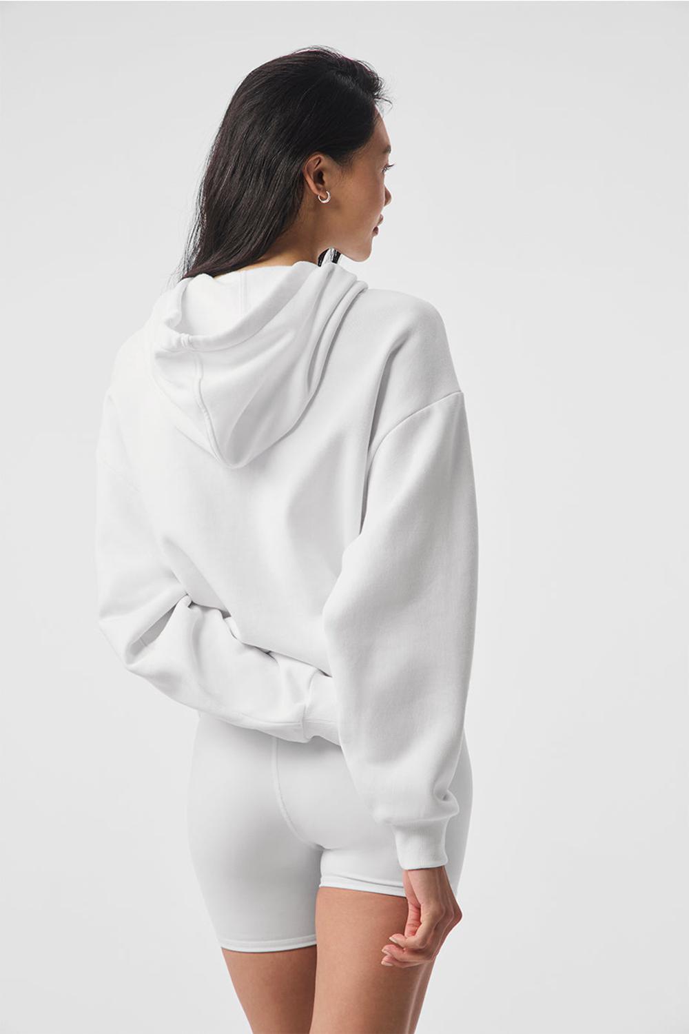 White Women Alo Yoga Accolade Hoodie | Australia  97164-ETFJ
