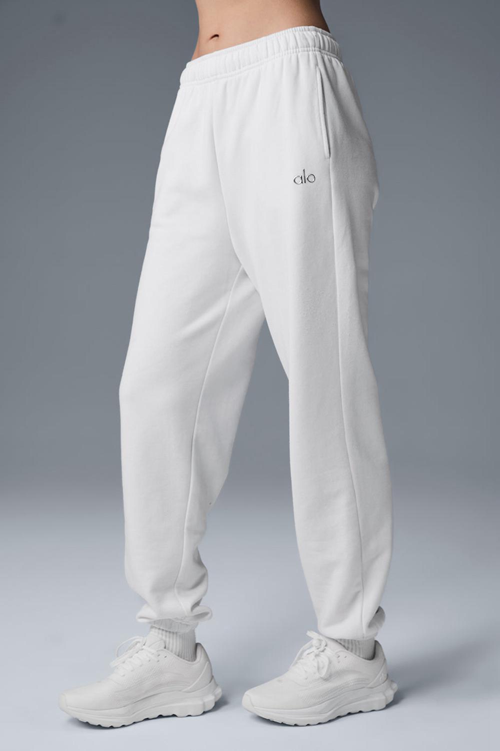 White Women Alo Yoga Accolade Sweatpant | Australia  46291-JYSG