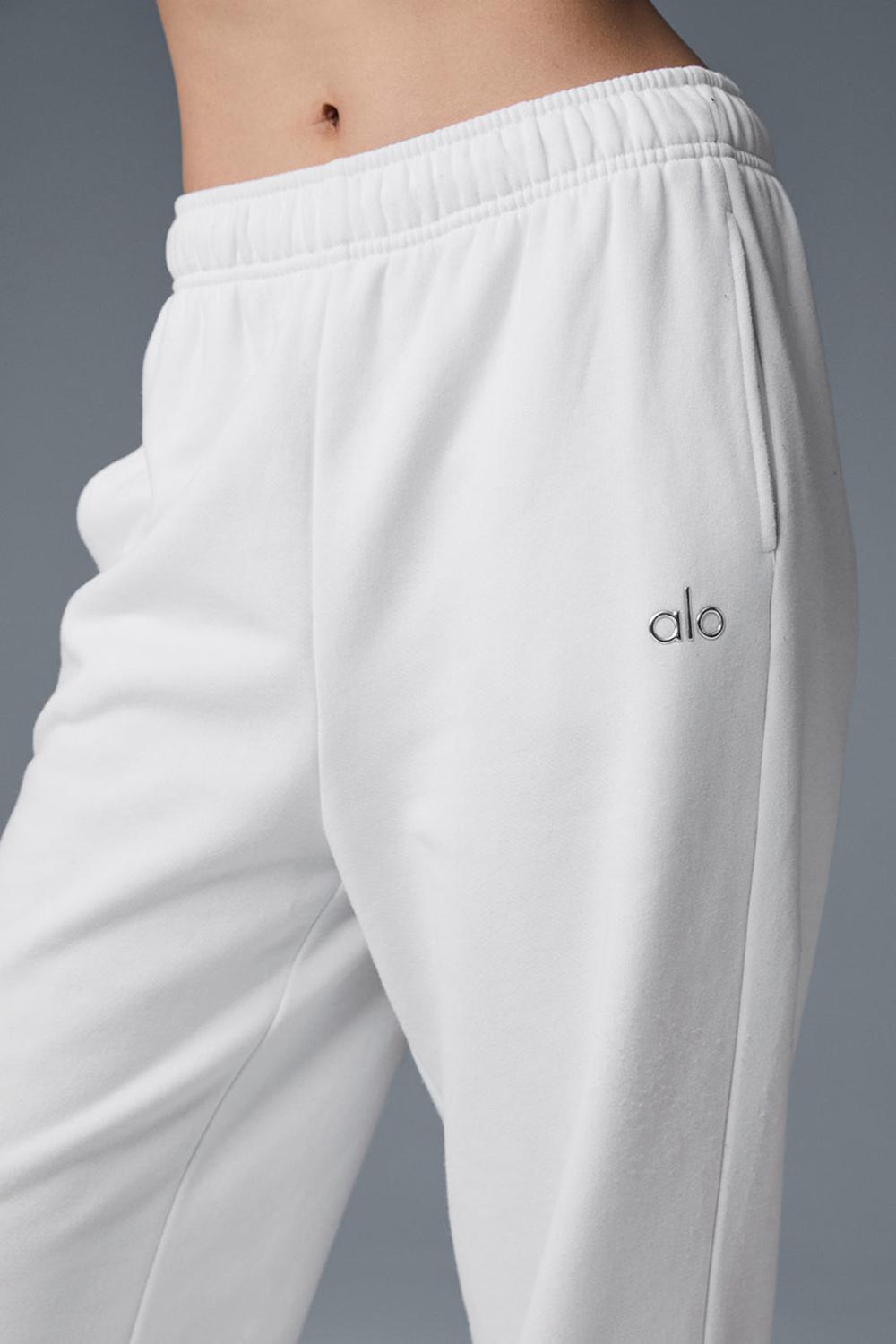 White Women Alo Yoga Accolade Sweatpant | Australia  46291-JYSG