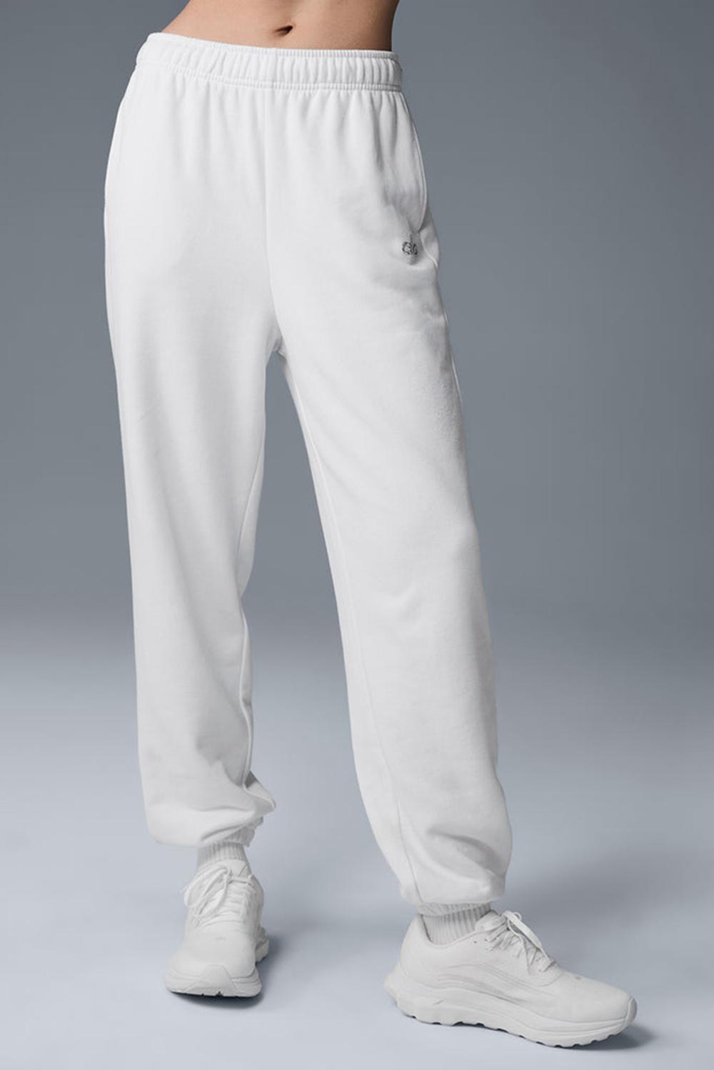 White Women Alo Yoga Accolade Sweatpant | Australia  46291-JYSG