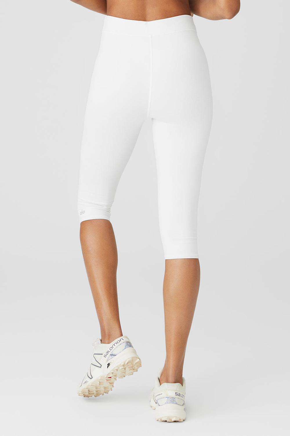 White Women Alo Yoga Airbrush V-Cut Defineri Legging | Australia  52439-RVXN