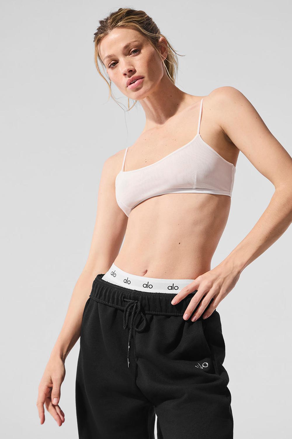 White Women Alo Yoga Airmesh Venuslette Bralette | Australia  45678-XUGZ