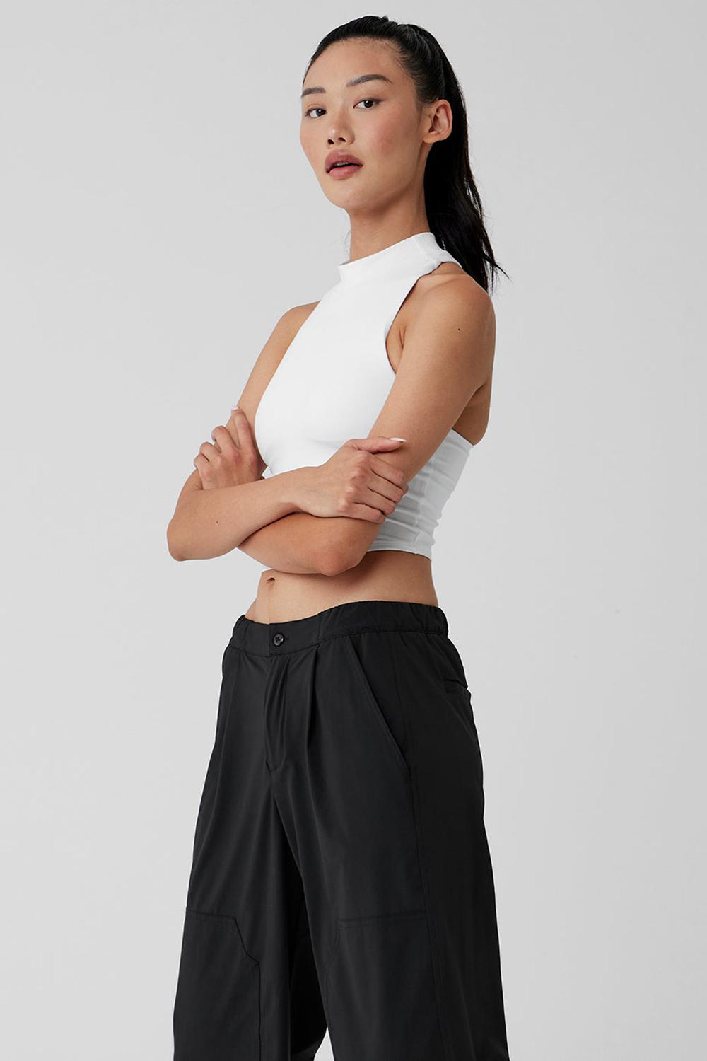 White Women Alo Yoga Alosoft Top That Bra Tank | Australia  01786-NWME