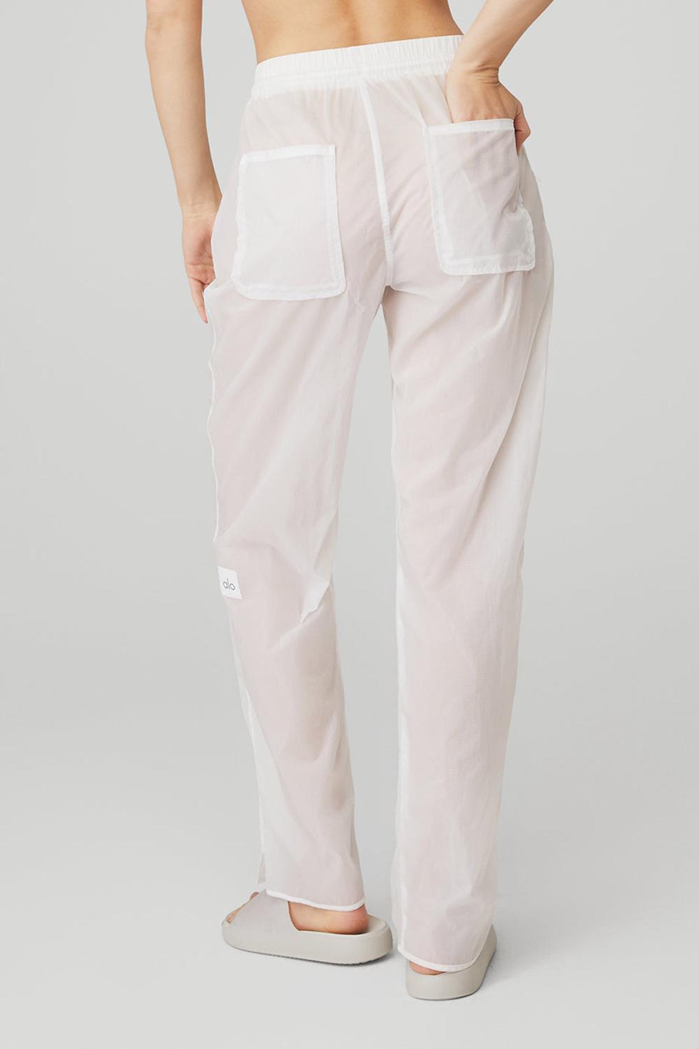 White Women Alo Yoga Cloud Nine Pant | Australia  79240-RWFA