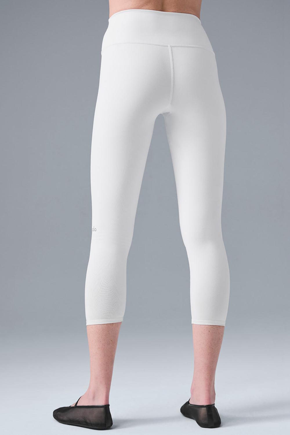 White Women Alo Yoga High-Waist Airbrushris Legging | Australia  03816-LQIT