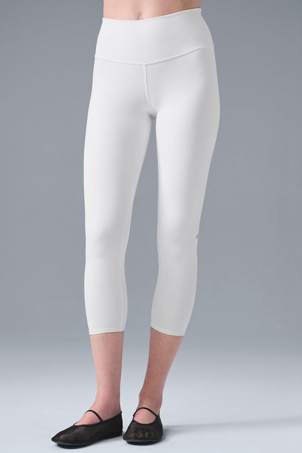 White Women Alo Yoga High-Waist Airbrushris Legging | Australia  03816-LQIT