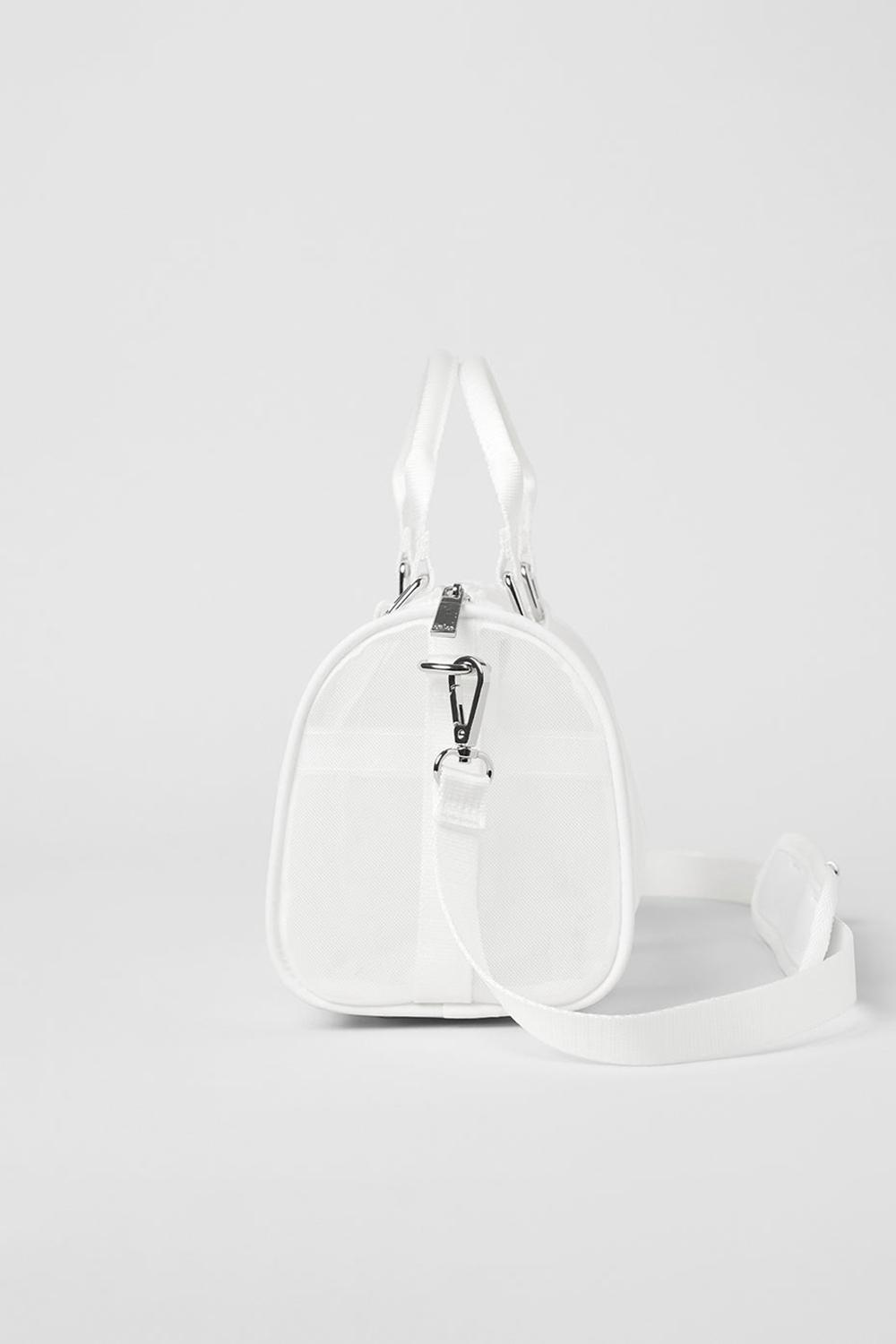 White Women Alo Yoga Mini Sheer Duffle Bag | Australia  08754-SGFV
