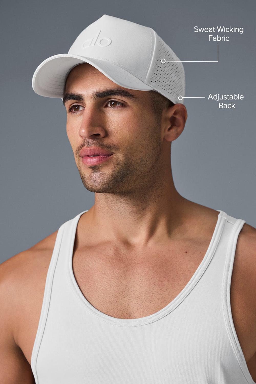 White Women Alo Yoga Performance District Trucker Hat | Australia  42769-OIMA