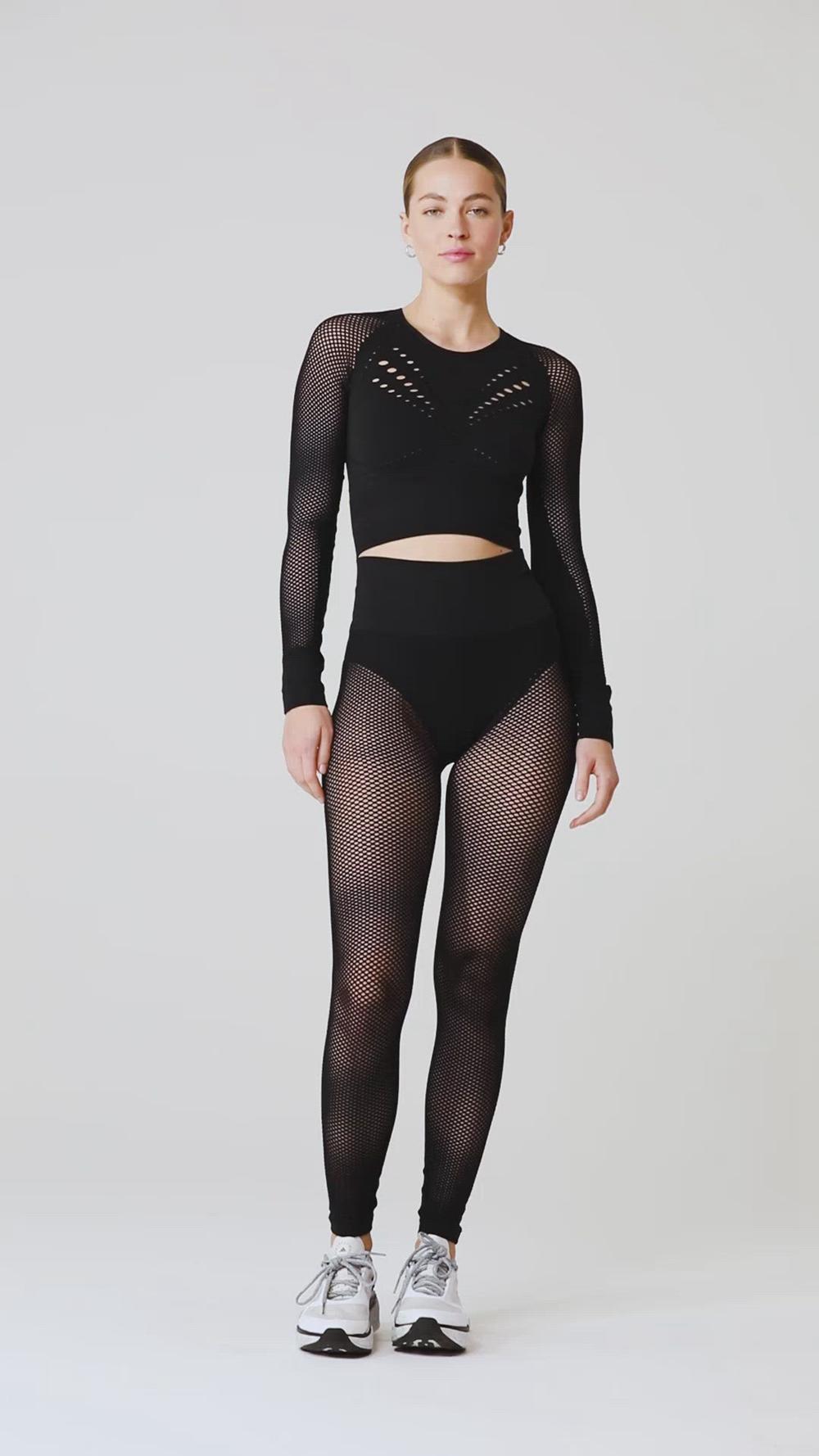 White Women Alo Yoga Seamless High-Waist 7/8 Limitless Open Air Legging | Australia  61028-GWPU