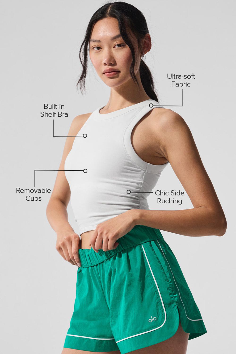 White Women Alo Yoga Sway Bra Tank | Australia  27645-OTUZ