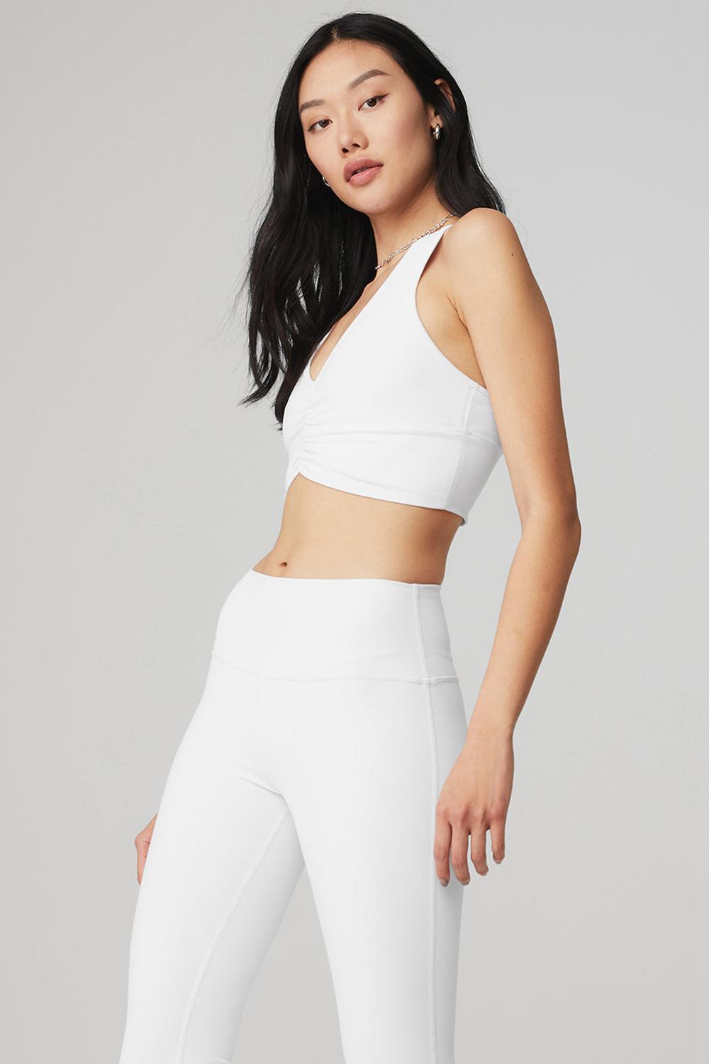White Women Alo Yoga Wild Thing Bra | Australia  73409-QAKE