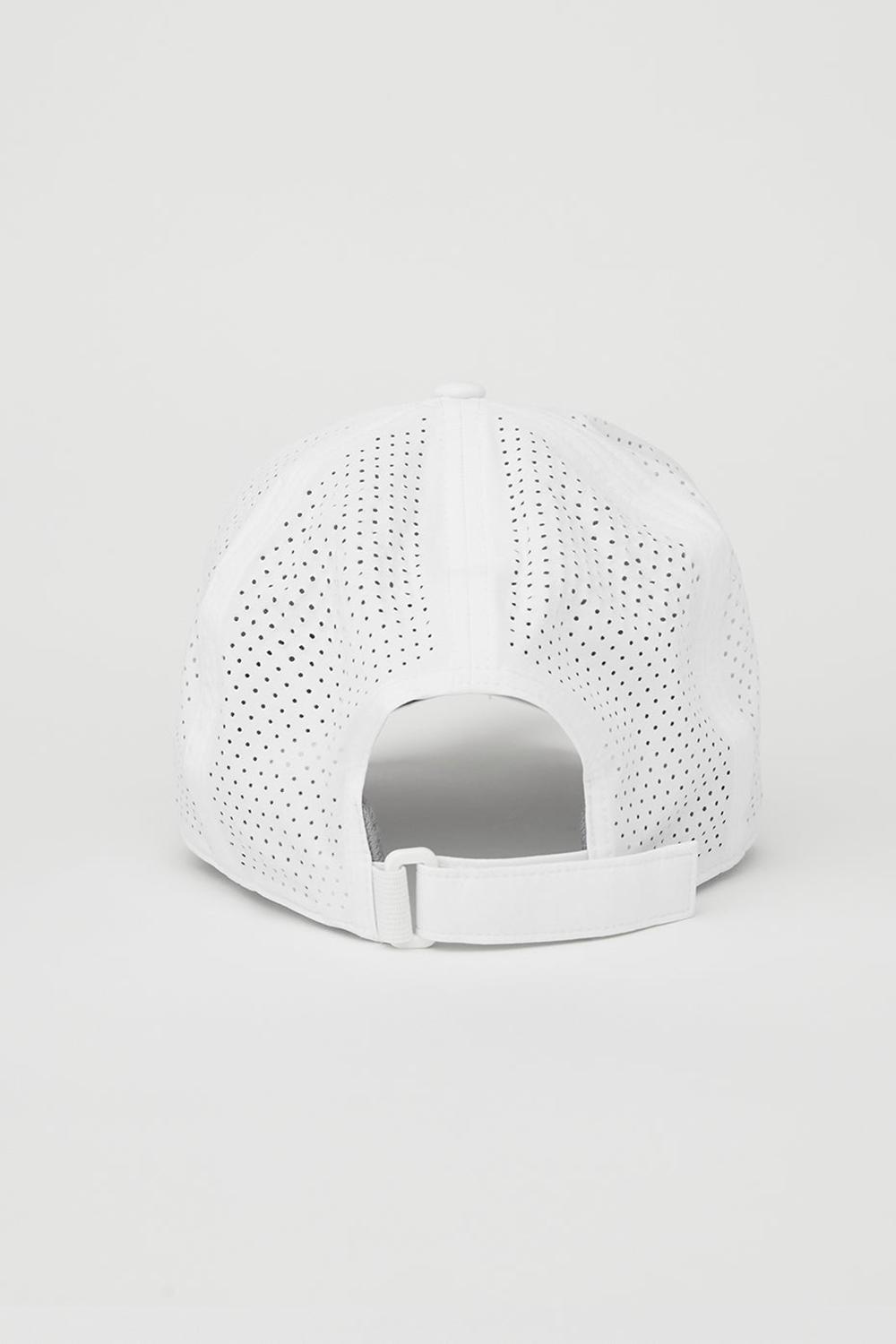 White / Black Women Alo Yoga Performance District Trucker Hat | Australia  43659-AIXN