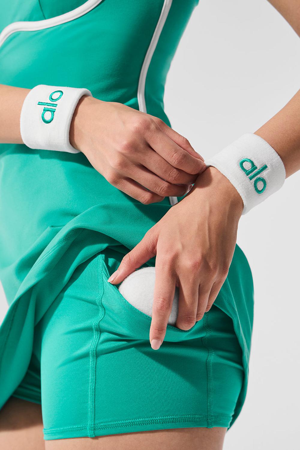 White / Spruce Green Men Alo Yoga Glow (2-Pack) Wristband | Australia  21034-VBEC