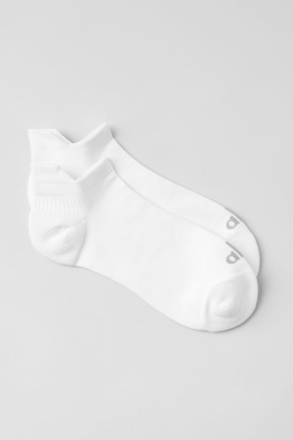 White / Titanium Men Alo Yoga Unisex Performance Tab Sock | Australia  40825-QXHS