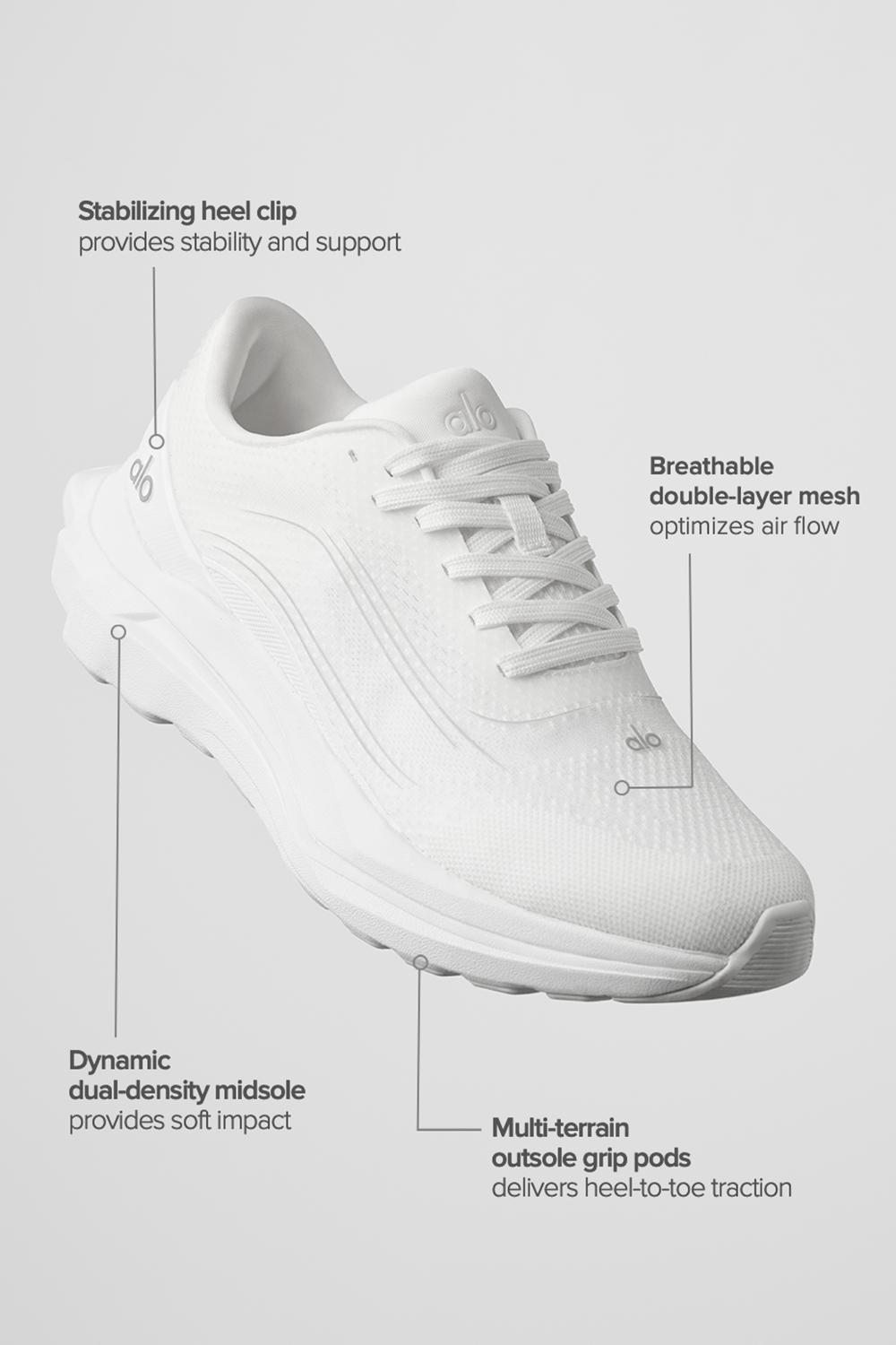 White / White Men Alo Yoga Runner | Australia  21560-DJQO