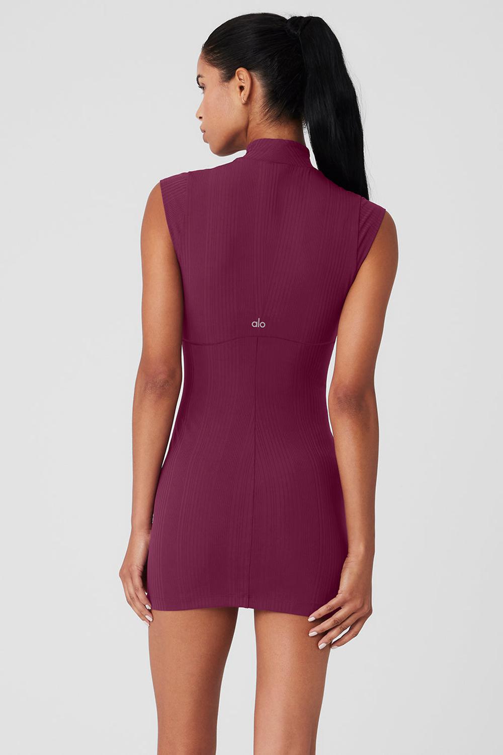 Wild Berry Women Alo Yoga Run It Back Dress | Australia  02973-DKUL