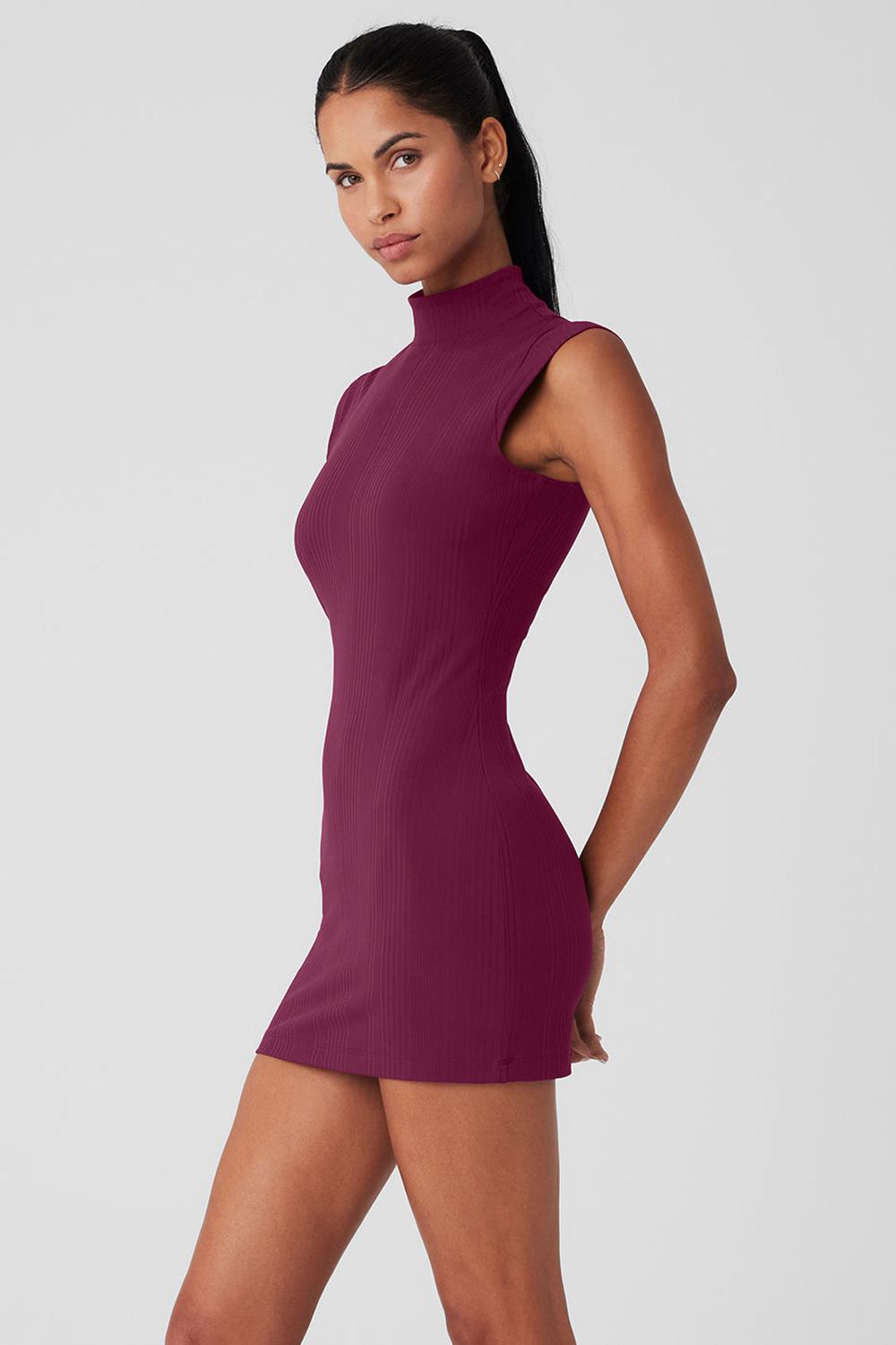 Wild Berry Women Alo Yoga Run It Back Dress | Australia  02973-DKUL