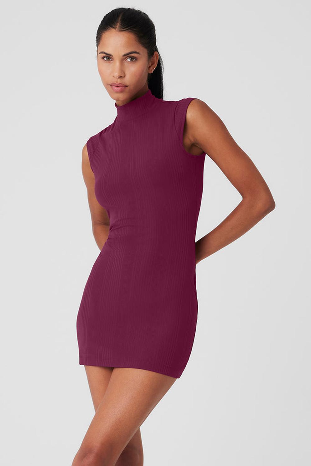 Wild Berry Women Alo Yoga Run It Back Dress | Australia  02973-DKUL