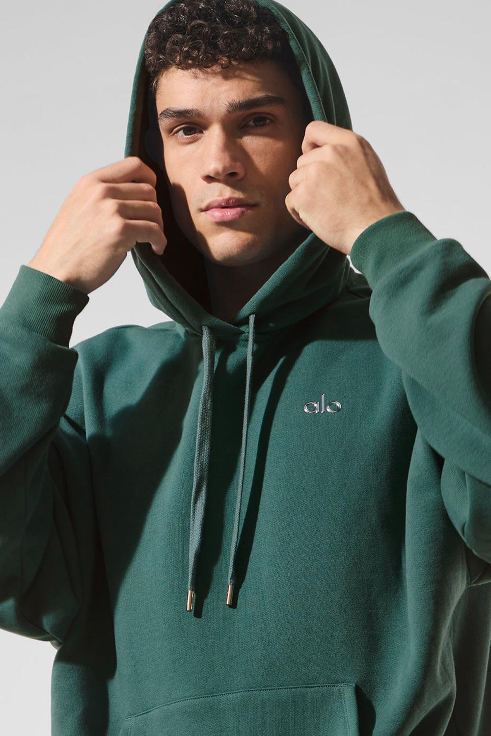 Winter Ivy Men Alo Yoga Accolade Hoodie | Australia  40857-AHRX