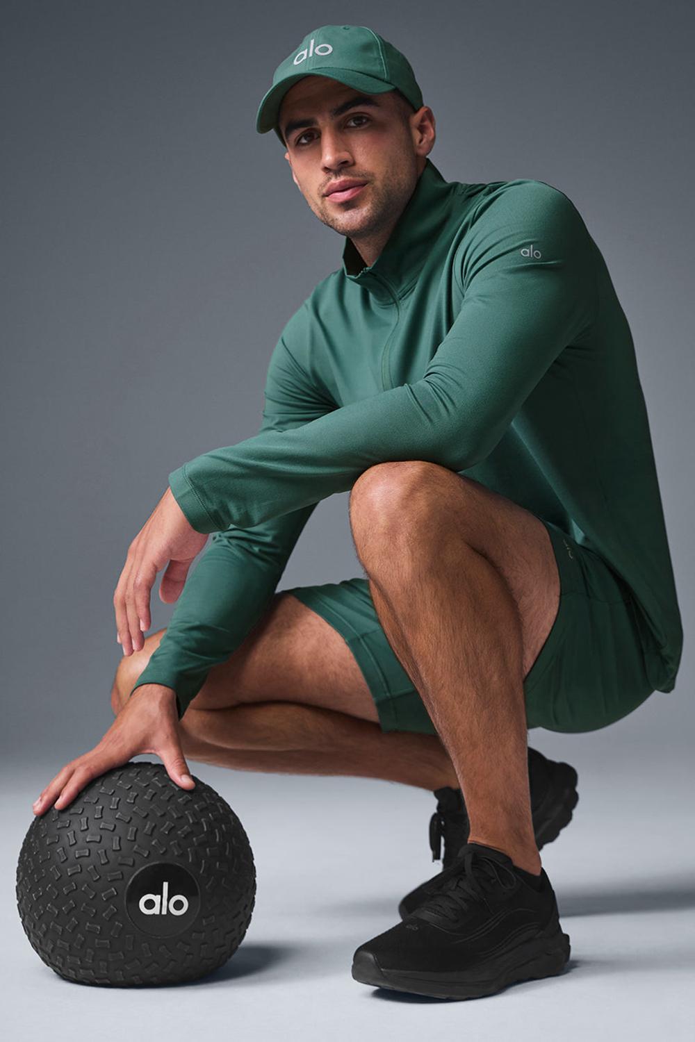 Winter Ivy Men Alo Yoga Conquer 1/4 Zip Reform Long Sleeve | Australia  89364-HMJC