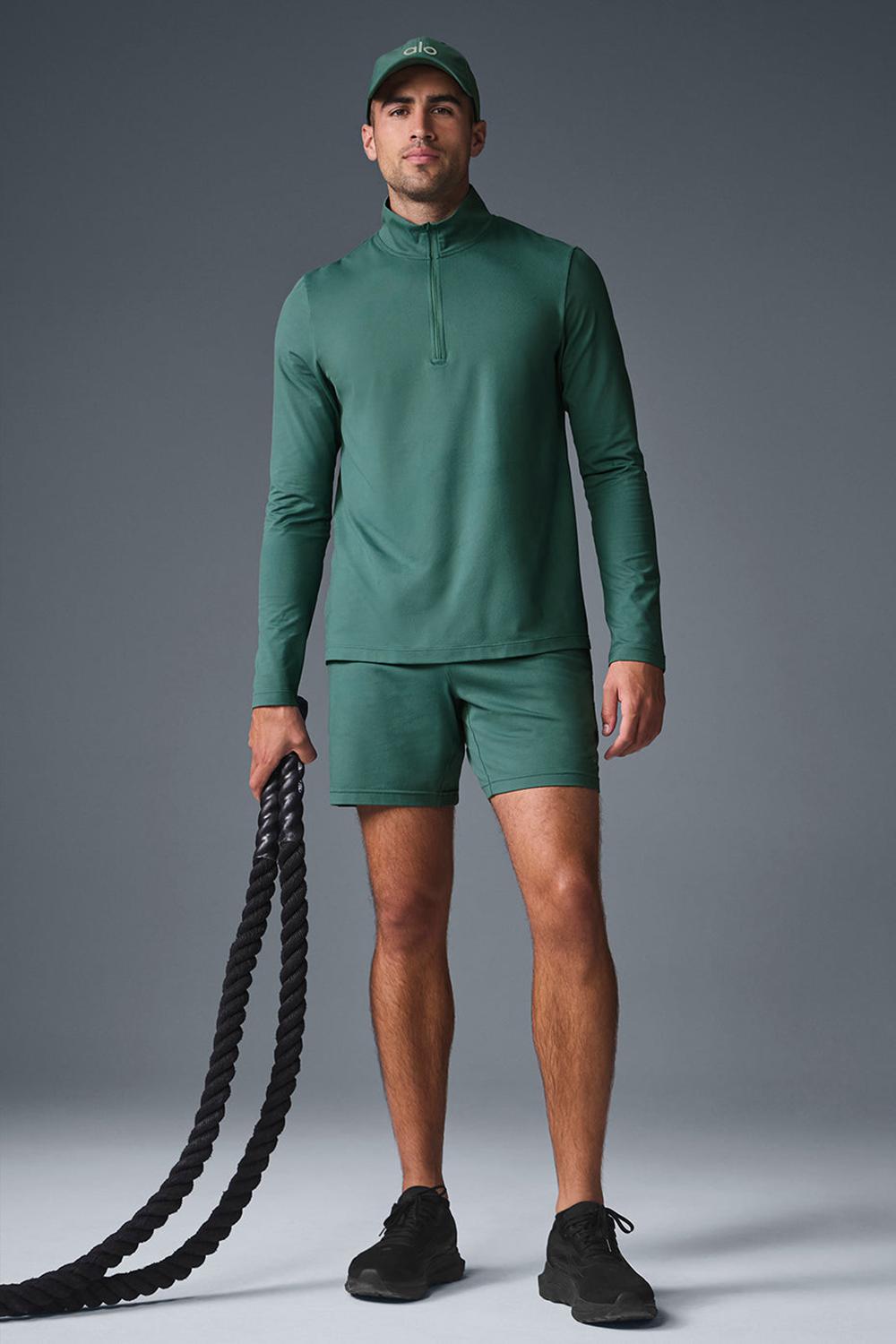 Winter Ivy Men Alo Yoga Conquer 1/4 Zip Reform Long Sleeve | Australia  89364-HMJC