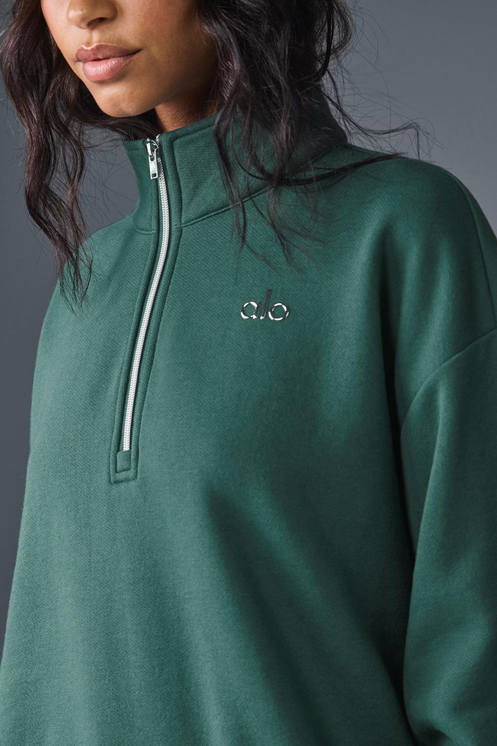 Winter Ivy Women Alo Yoga Accolade 1/4 Zip Pullover | Australia  89124-BODK