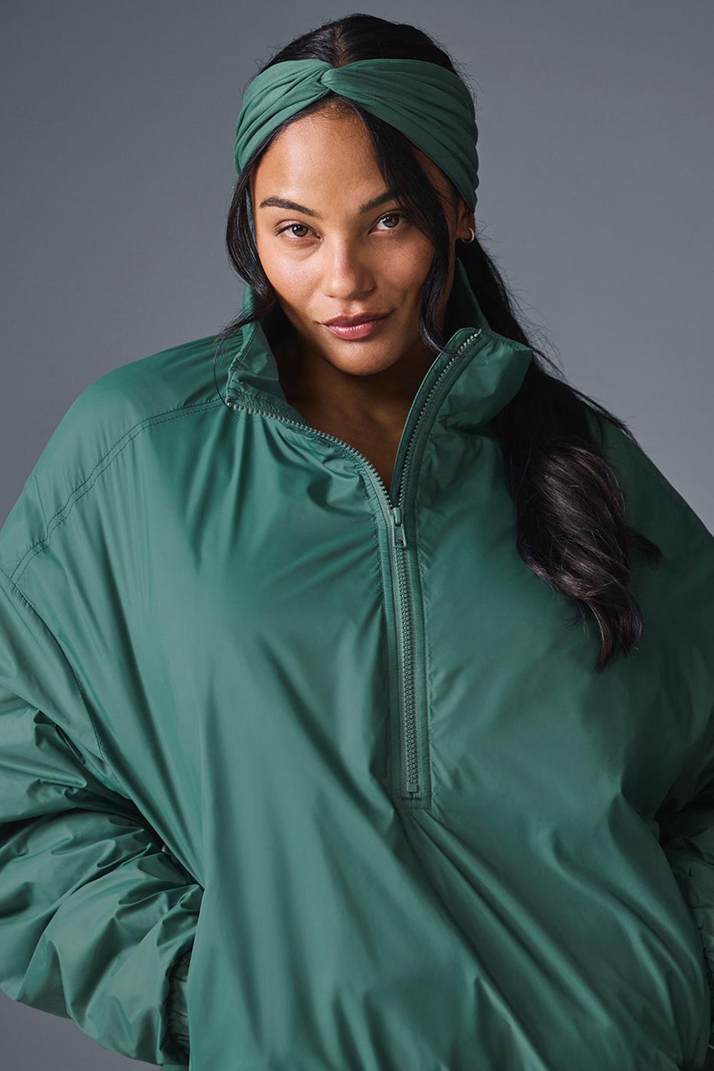 Winter Ivy Women Alo Yoga Latitude Light Weight 1/2 Zip Pullover Jacket | Australia  70168-RGYK