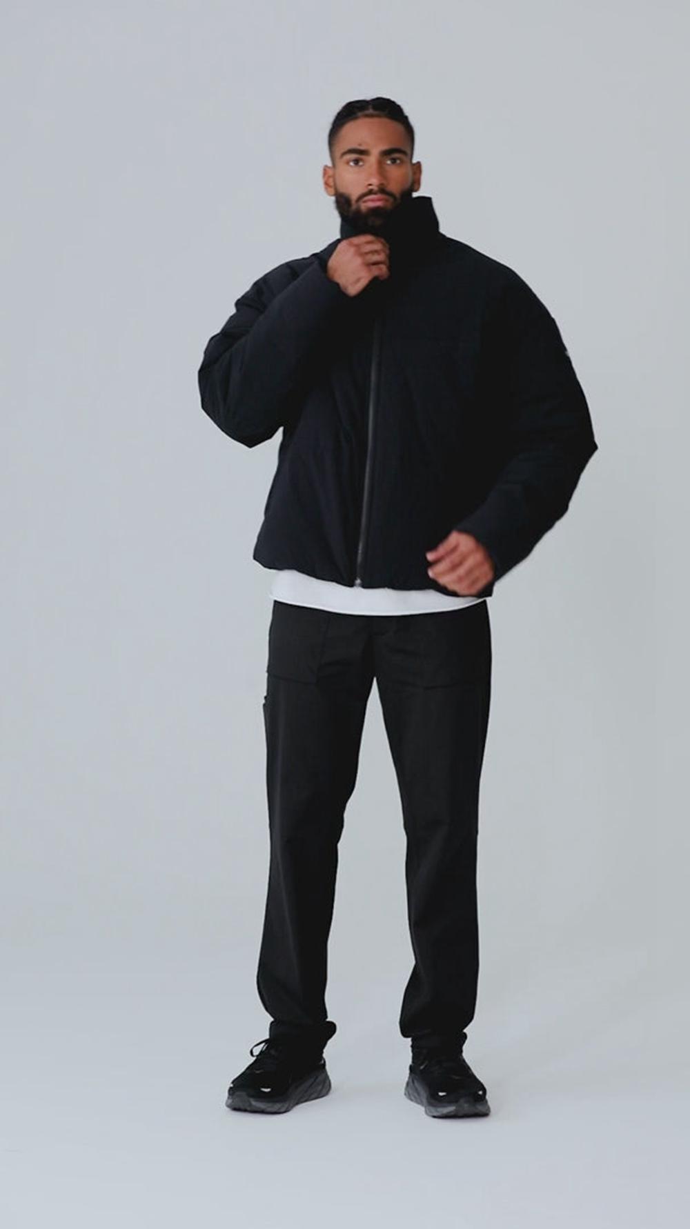 Woodrose Men Alo Yoga Stretch Woven Street Puffer Jacket | Australia  67810-WTLU